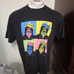 Notorious B.I.G Graphic Logo Shirt - Black - XL - Rap - Hip Hop - Cotton